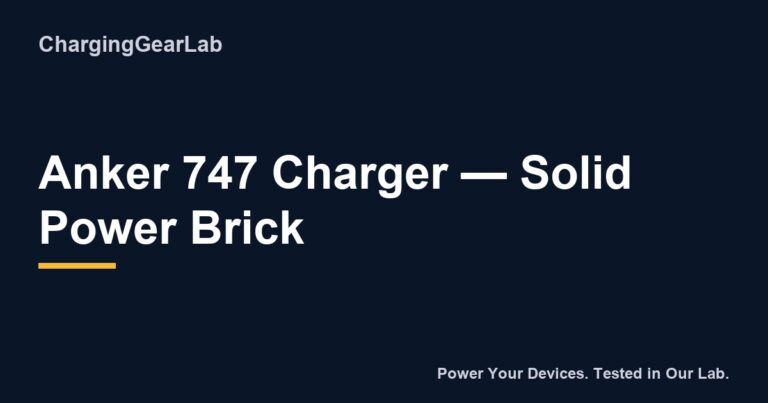 175 Anker 747 Charger Gan Ii 150W