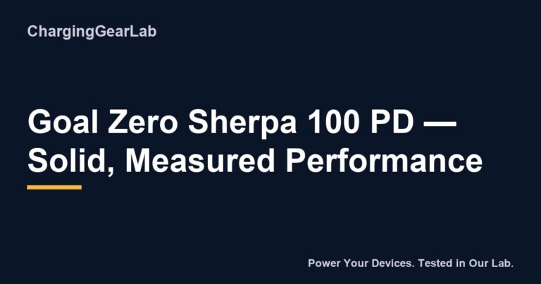 188 Goal Zero Sherpa 100 Pd Power Bank