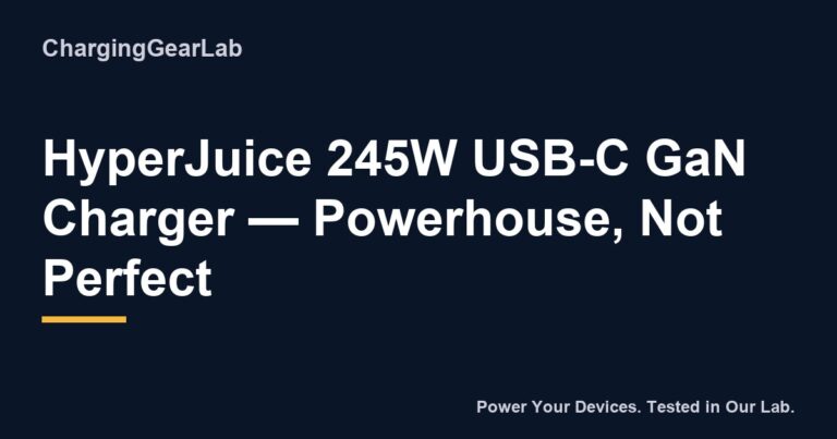 189 Hyperjuice 245W Usb C Gan Charger