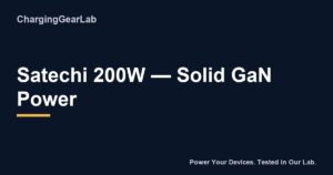 Satechi 200W — Solid GaN Power