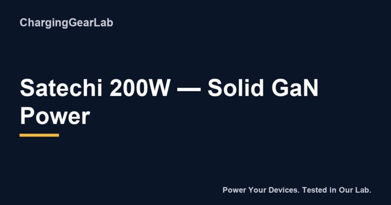 192 Satechi 200W Usb C Gan Charger