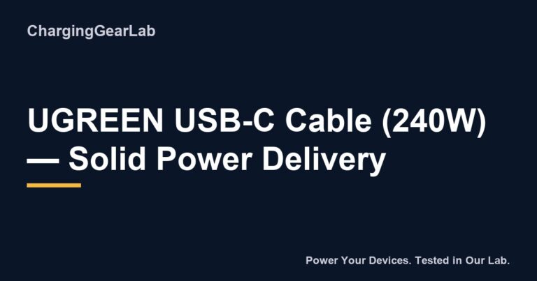 194 Ugreen Usb C To Usb C Cable 240W
