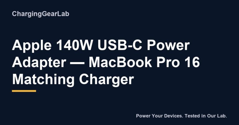 Apple 140W Usb C Power Adapter Macbook Pro 16 Matching Charger