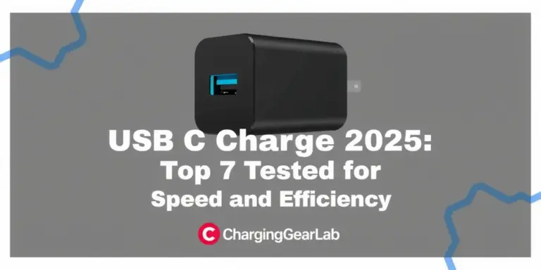 USB C Charger 2025: Top 7 Tested for Speed and Efficiency - ChargingGearLab