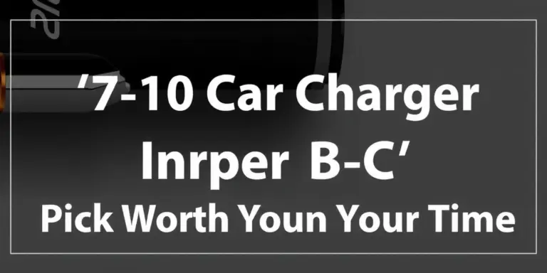 7 10 Car Charger Usb-c In Picks Worth Your Time (2026) - ChargingGearLab